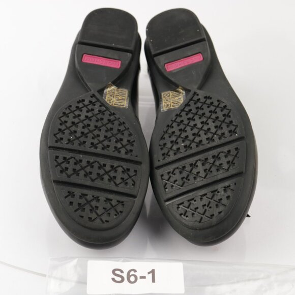 Florsheim Womens Emi Ballet Flat Size 36 6 Black Leather Slip On Work Shoe Comfy - Picture 8 of 10